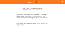Tablet Screenshot of buscador.terra.com.pe